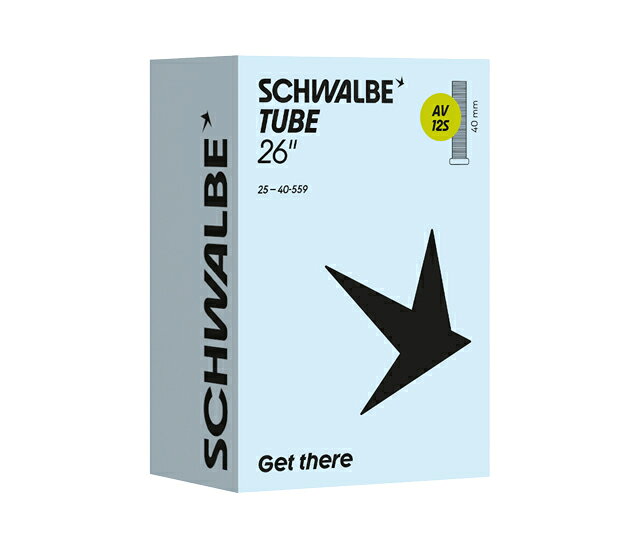 SCHWALBE シュワルベ 自転車用チューブ AV12S 26×1.00/1.50 AV40mm BOX個装