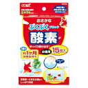 ●【GEX】おさかなブクブク ブロックお徳用 15錠入【ジェックス】