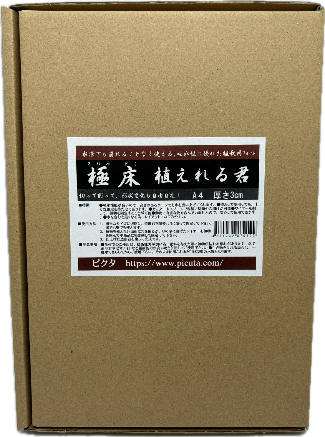楽天市場】ピクタ 極床 植えれる君 a4 3cmの通販