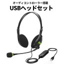 【1日限定!全品ポイント5倍】 USB ヘッドセット Web 会議 オーディオコントローラー オンライン 音楽 配信 マイク USBマイク ネット配信 撮影 ク...
