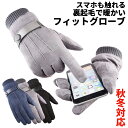 \裏起毛で暖かさが持続/秋冬対応男女兼用フィットグローブ