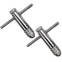 【当店限定!全品ポイント3倍】【お得2個セット】 大型 T字 ハンドル ラチェット式 タップホルダー タップ ネジキリ ねじ タップ ネジ山 修正 T型 ハンド...