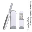 【当店限定!全品ポイント3倍】 ホコリ取りブラシ 大小セット ほこり ごみ 毛玉 取り 洋服 ブラシ 静電除去 静電気 髪 毛 衣類 ソファー ラグ BURASET 送料無料 CM