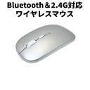 【当店限定！全品ポイント3倍】 ワイヤレスマウス 静音 マウス シルバー 薄型 薄型マウス 2.4GHz 充電式 持ち運び便利 PC パソコン 充電式マウス USB 周辺機器 BLMOUSE-SV 送料無料