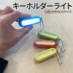 【マラソン期間！全品ポイント5倍】 カラビナ 付き ミニライト COB ライト 懐中電灯 LED 照明 キーホルダー 便利 アウトドア ジョギング ウォーキング RAIHOL 送料無料