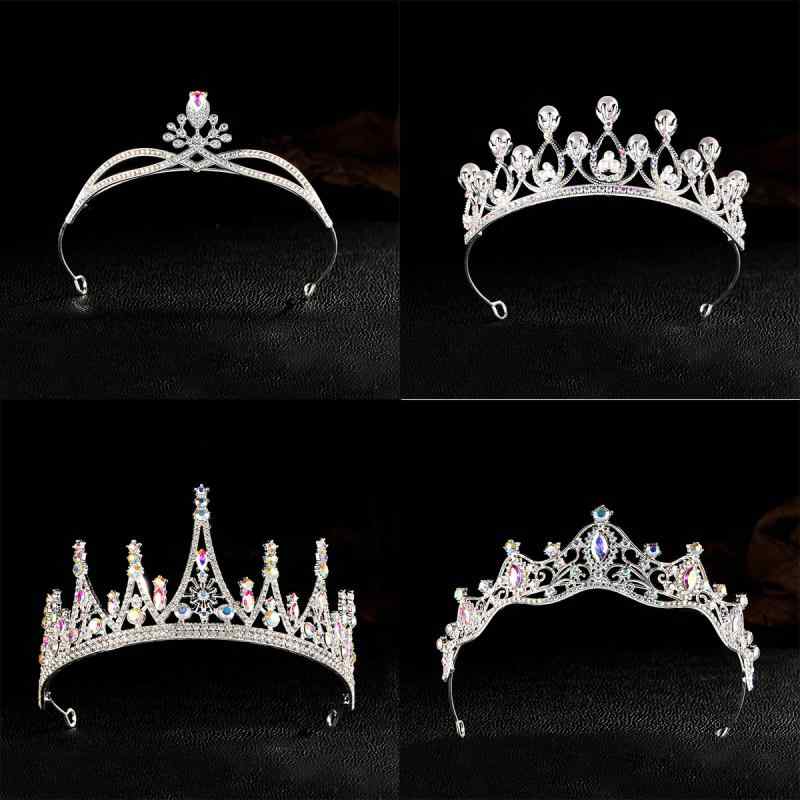 華やか ゴージャス パーティー 成人式 発表会 誕生日 花嫁 結婚式 髪飾り ヘッドドレス クリスタル ラインストーン 王冠 クラウ