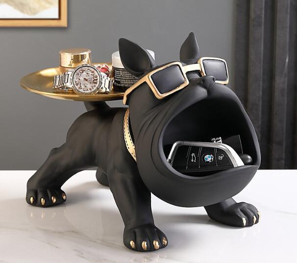 玄関 動物像 卓上置物 玄関収納 金属 キー収納 収納 文房具 贈り物 感謝祭 彫刻装飾 樹脂 雑貨 インテリア 小物収納 化粧品