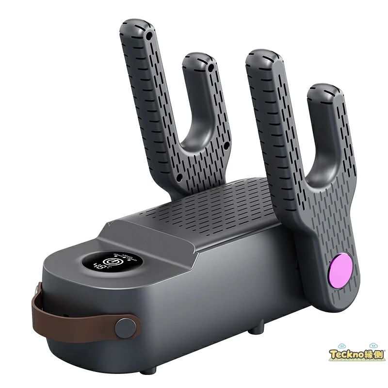 商品情報【真の4本足同時対応】2組のU型支架（各2本）→ 最大2足（例：左右スニーカー）を独立乾燥。支架角度可調節（15°〜30°）【知能恒温タイマー】LCD表示＋物理ボタン操作。温度固定60℃（安全上限）、タイマー1〜8時間設定可能。過熱防止センサー内蔵【360°循環構造】背面と側面のメッシュから熱風が循環し、靴内部まで均一乾燥。静音設計（運転時42dB）【素材・安全仕様】耐熱ABS＋アルミヒートシンク。AC220-240V専用（日本/欧州/中国対応）、コード長1.5m。※充電式・バッテリー非搭載 メーカー希望小売価格はメーカーサイトに基づいて掲載しています4本足対応靴乾燥機｜タイマー付恒温制御｜360°循環風｜スニーカー・革靴・ブーツ対応｜家庭用AC電源式 1台で2足同時乾燥！4本の独立支架で左右別々に設定可能。液晶タイマー付き（1〜8時間）、60℃恒温制御で革や接着剤を傷めず。360°循環ファンでムラなく乾燥。 5