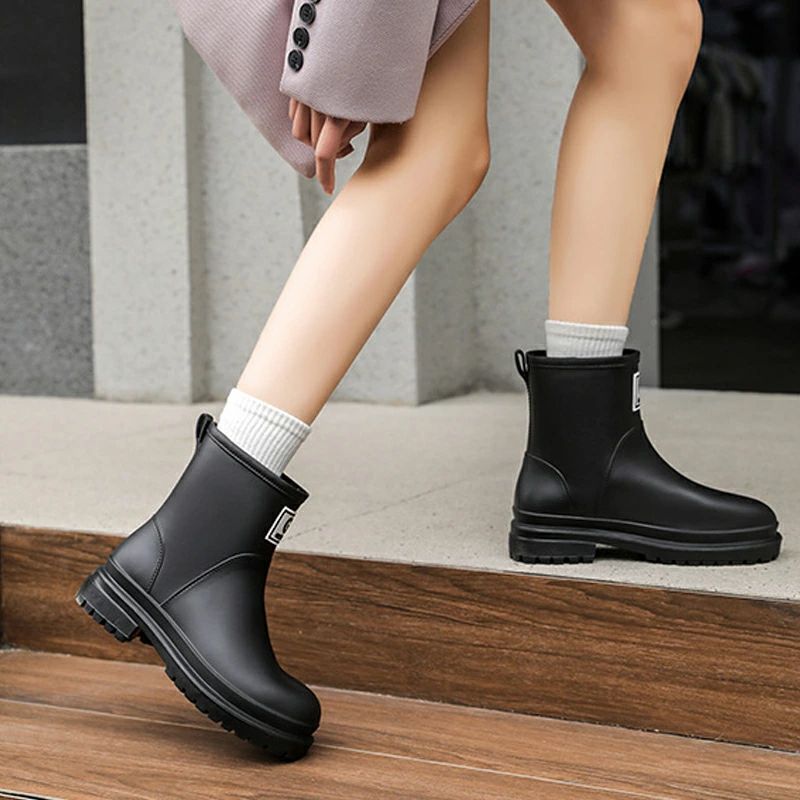 防水 歩きやすい おしゃれ シ 雨靴 キッズ 軽量 長靴 レディース 軽い ショート コ...