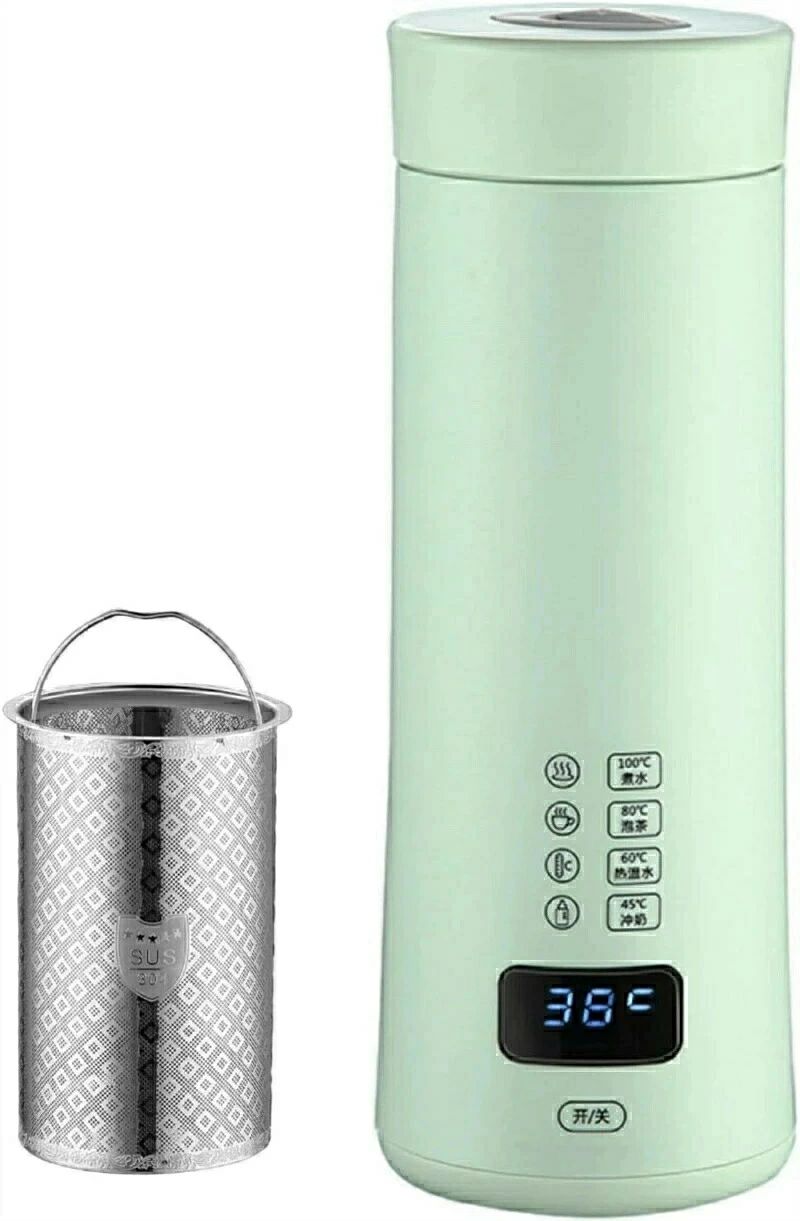 【特徴】300Wハイパワーで6分で急速沸騰、8時間保温、450mlの大容量で飲料水のニーズを満たします。 【ポータブルデザイン】サイズが小さく、USBで給電され、持ち運びや保管が簡単で、旅行時にも持ち運ぶことができます。サイズ：21.5*7.5cm。ポータブル電源使用で、必要電力も少なく手軽にお湯が作れ、車中泊で重宝します。都会やアウトドアの冒険に最適で、スーツケースにも収納可能です。バッグに入れても水漏れしません。