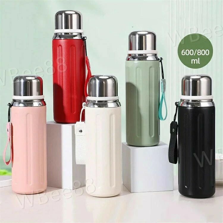 商品：真空断熱316ステンレス水筒素材：本体:高品質316ステンレスせん:PPサイズ600ml:22cm x 8cm800ml:26.6cm x 8cm重量：600ml　800mlカラー：ホワイト　ブラック　ピンク　グリーン● メーカー希望小売価格はメーカーカタログに基づいて掲載しています