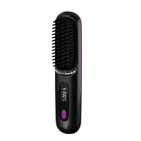 ヘアアイロン ヘアアイロンブラシ コードレス 充電式 ミニ ヒートブラシ 急速加熱 ...