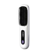 ヘアアイロン ヘアアイロンブラシ コードレス 充電式 ミニ ヒートブラシ 急速加熱 ...
