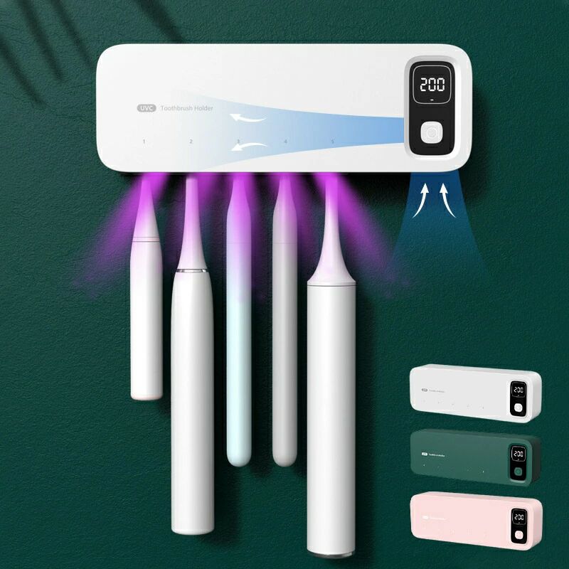 【使用方法】本体にUSBケーブルを接続し充電します。歯磨き後、洗い流した歯ブラシはタオル等で軽く水気を落とし除菌機本体に引っかけるだけ。一度に歯ブラシ5本分の除菌?殺菌ができます。カバーを閉じ電源ボタンを一度押すとタイマーがセットされ除菌が始まります。300秒（5分）間で除菌が終わり自動で電源が切れます。本体を取り外し丸洗いできます。月に1度を目安にお掃除しましょう。○使用上の注意事項○※ディスプレイ画面等の環境上、写真と実際の商品の色とは多少違う場合がございます。※仕入れる生産ロットにより、色合いや模様の出方が若干変わる場合がございます。予めご了承ください。【使用方法】本体にUSBケーブルを接続し充電します。歯磨き後、洗い流した歯ブラシはタオル等で軽く水気を落とし除菌機本体に引っかけるだけ。一度に歯ブラシ5本分の除菌?殺菌ができます。カバーを閉じ電源ボタンを一度押すとタイマーがセットされ除菌が始まります。300秒（5分）間で除菌が終わり自動で電源が切れます。本体を取り外し丸洗いできます。月に1度を目安にお掃除しましょう。○使用上の注意事項○※ディスプレイ画面等の環境上、写真と実際の商品の色とは多少違う場合がございます。※仕入れる生産ロットにより、色合いや模様の出方が若干変わる場合がございます。予めご了承ください。