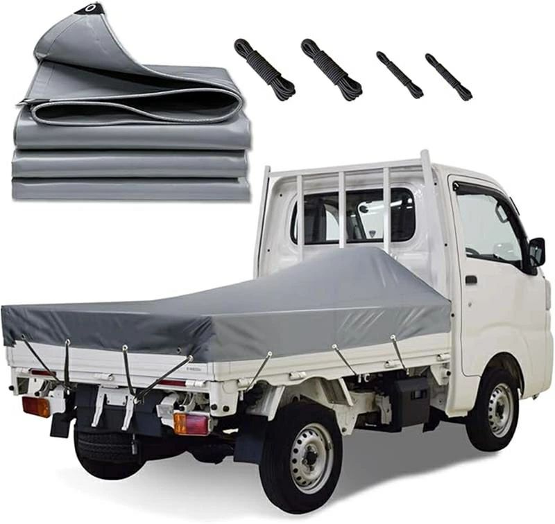 荷台シート 防水シート 荷台カバー エステル帆布 防水仕樣 530g PVC帆布 日焼け防止 軽トラック用