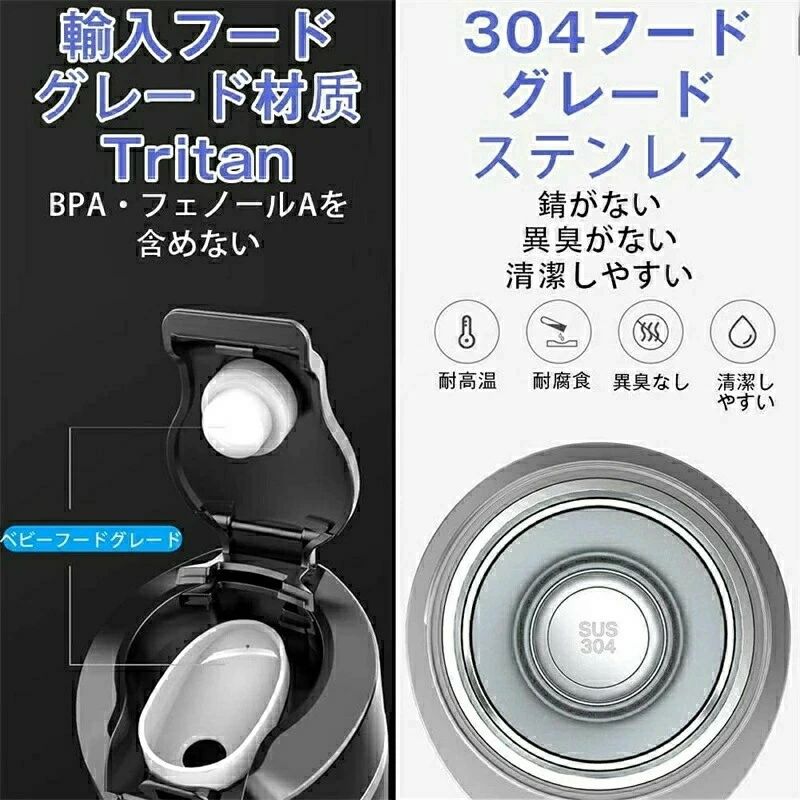 【車でお湯がすぐ沸く！LCD温度表示】車載電気ケトル 500ml DC12V 24V 急速加熱 保...