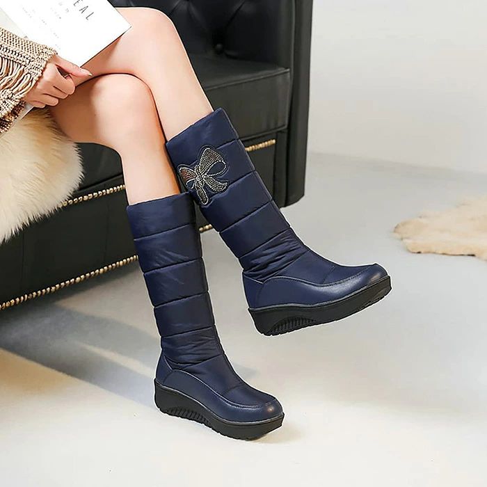 スノーブーツウィンターブーツ ブーツ ロングブーツレディース 靴 女性 ダウンブー...