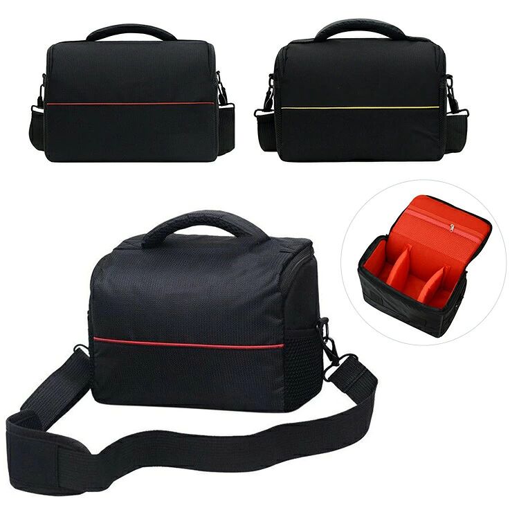 SONY/CANON キャノン/富士フイルム FUJIFILM/NIKON(ニコン) /オリンパス バッグ カメラケース ショルダーバッグ 手提げ 間仕切り付き 一眼レフ レディース メンズ 肩掛け カメラバッグ カメラポーチ ショルダーベルト付き 収納ポケット 一眼レフカメラバッグ Panasonic【対応機種&寸法】 α1 ILCE-1 ( 128.9x96.9x80.8mm ) α9 II ILCE-9M2 ( 128.9x96.4x77.5mm ) α9 III ILCE-9M3 (136.1×96.9×82.9mm ) α7R V ILCE-7RM5 ( 131.3x96.9x82.4 mm ) α7R IV ILCE-7RM4A ( 128.9x96.4x77.5mm ) α7R III ILCE-7RM3A (126.9x95.6x73.7mm) α7S III ILCE-7SM3 ( 128.9x96.9x 80.8mm ) α7 IV ILCE-7M4 ( 131.3x96.4x79.8 mm) α7 III ILCE-7M3 ( 126.9x95.6x73.7mm) α7C ILCE-7C ( 124.0x71.1x59.7mm ) α6700 ILCE-6700 ( 122.0x69.0x75.1mm ) α6600 ILCE-6600 ( 120.0x66.9x69.3mm ) α6400 ILCE-6400 ( 120.0x66.9x59.7mm ) VLOGCAM ZV-E1 ( 121.0x71.9x54.3mm ) VLOGCAM ZV-E10 ( 115.2x64.2x44.8mm ) VLOGCAM ZV-1F ( 105.5x60x46.4mm ) Cinema Line FX3 ILME-FX3 ( 129.7 x 77.8 x 84.5mm ) Cinema Line FX30 ILME-FX30B ( 129.7 x 77.8 x 84.5mm ) NIKON(ニコン) D850 146x124x78.5 mmPENTAX K-3 Mark III 134.5x103.5x73.5 mmNIKON(ニコン) D780 143.5x115.5x76 mmNIKON(ニコン) D7500 135.5x104x72.5 mmNIKON(ニコン) D750 140.5x113x78 mmNIKON(ニコン) D3500124x97x69.5 mmNIKON(ニコン) Z 8 144x118.5x83 mmCANON EOS 90D 140.7x104.8x76.8 mmCANON EOS 6D 144x110.5x74.8 mmCANON EOS 7D Mark II 148.6x112.4x78.2 mmオリンパス OM-D E-M10 Mark IV 121.7x84.6x49 mmオリンパス OM-D E-M1 Mark III 134.1x90.9x68.9 mmパナソニック LUMIX DC-G9M2 134.3x102.3x90.1 mmパナソニック LUMIX DC-G9 136.9x97.3x91.6 mmパナソニック LUMIX DC-S5M2W 134.3x102.3x90.1 mmパナソニック LUMIX DC-G100K 115.6x82.5x54.2 mmパナソニック LUMIX DC-GH6 138.4x100.3x99.6 mm富士フイルム FUJIFILM X-S20 127.7x85.1x65.4 mm富士フイルム FUJIFILM X-H2 136.3x92.9x84.6 mm富士フイルム FUJIFILM X-S10 126x85.1x65.4 mm富士フイルム FUJIFILM X-T5 129.5x91x63.8 mm富士フイルム FUJIFILM X-T30 118.4x82.8x46.8 mm富士フイルム FUJIFILM X-H2S 136.3x92.9x84.6 mm【素材】ポリエステル 【内寸】約280(幅)x150(奥行)x180(高さ)mm 【ショルダーベルトの長さ】約100cm-150cm ※製品改良のため、仕様を予告なく変更する場合があります。※実物の色に近づけるように心がけておりますが、お使いの環境により画像の色が実物の色と違って見える場合があります。※商品画像の一眼カメラ本体などの付属品はありません。※ショルダーストラップ以外の付属品はありません。※採寸サイズは計測方法・計測位置のずれ・商品の個体差により若干の差異が生じる場合がございます。 ■■関連シリーズ商品のご紹介■■ メーカー希望小売価格はメーカーカタログに基づいて掲載しています