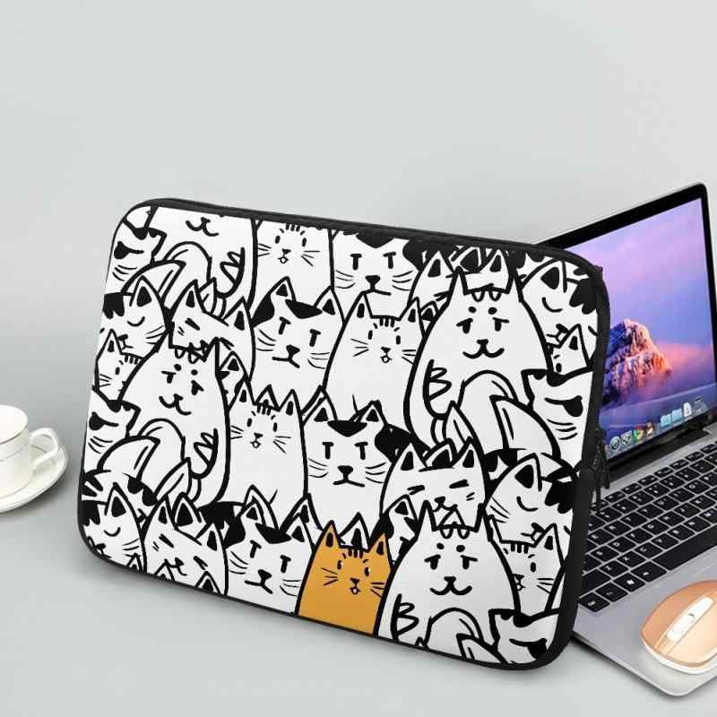パソコンケース ノートパソコン タブレット対応 かわいい カートゥーン 猫 クラッ...