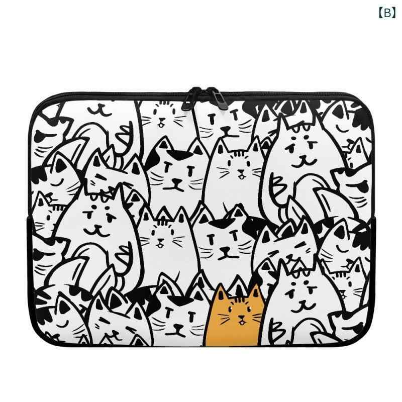 パソコンケース ノートパソコン タブレット対応 かわいい カートゥーン 猫 クラッ...