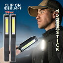 ペン型 かくかく 照明 ライト 2本組 スタイリッシュ ペンライト led 懐中電灯 小型 ハンディ 電池式 ミニ キャンプ アウトドア 防災 釣り 作業用 投光器 クリップ付き 2-PENSQUAR TOKU 送料無料 PT