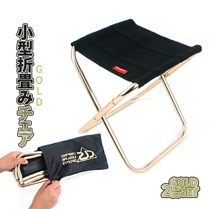[ポイント5倍★年末年始も発送] アウトドア チェア 折りたたみ 椅子 イス 2脚 ポケット 組み立て 簡単 軽量 コンパクト チェアリング 釣り キャンプ バーベキュー 花見 持ち運び 携帯 2-PKCHAIR TOKU 送料無料