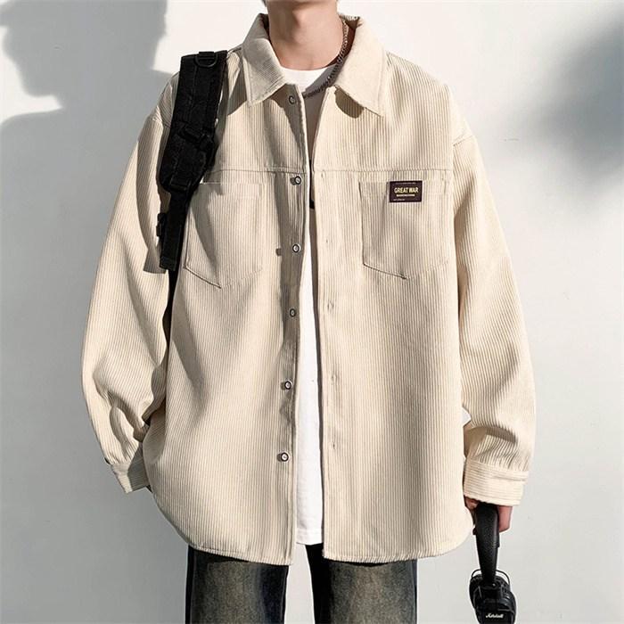 春 トップス ジャケット メンズ 秋服 カジュアルシャツ 長袖シャツ ライトアウター 開襟 シャツ ビジネス 無地 おしゃれ カジュアル