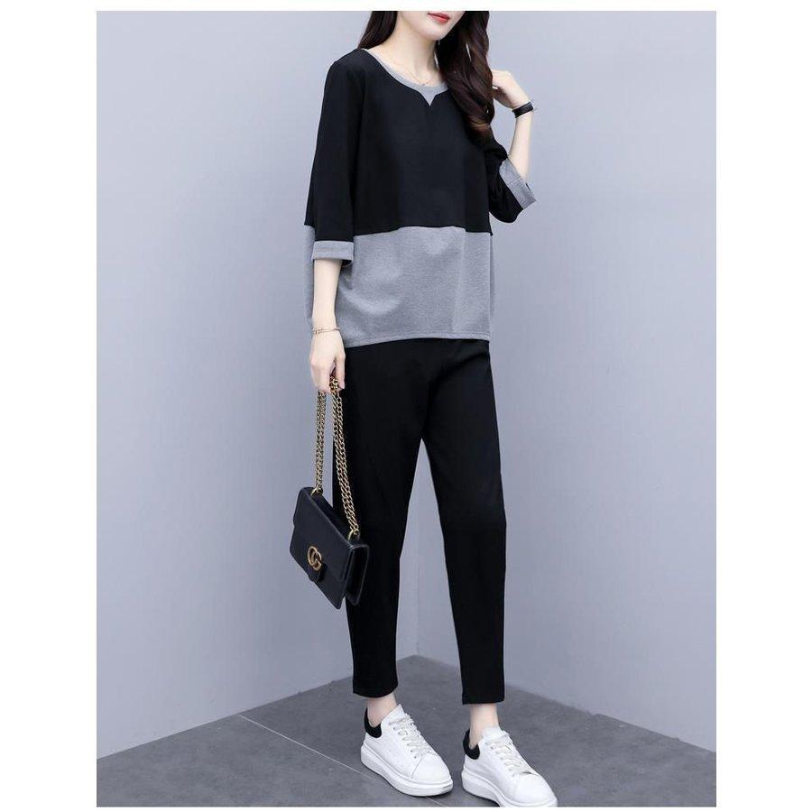 セットアップ レディース 春夏 半袖 5分袖シャツ カットソー スウェット スポーツウェア ルームウエア 九分丈パンツ パーカー 部屋着 ジャージ カジュアル