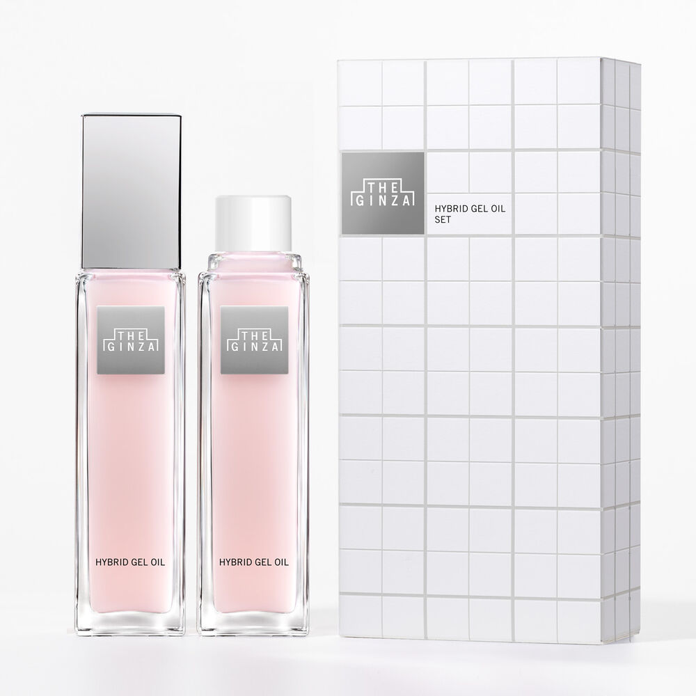 THE GINZA ザギンザ ハイブリッドジェルオイル セット 美容液 マッサージ美容液 100ml レフィル 資生堂 日本製 正規品