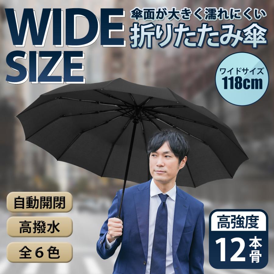 折りたたみ傘 メンズ レディース 大きい 特大 自動開閉 軽量 大きいサイズ 12本骨 折り畳み傘 おしゃれ 台風 強風 丈夫 頑丈 日傘 晴雨兼用