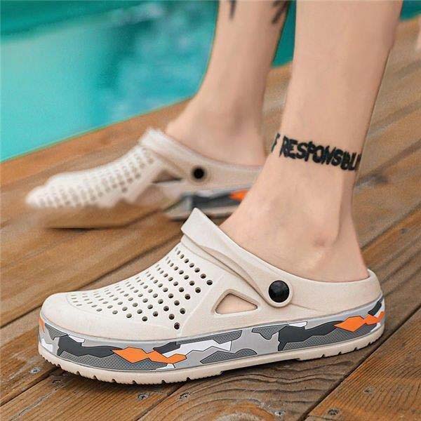 サンダル メンズ スリッポン スリッパ 上履き オフィス履き クロッグサンダル 軽量 スポーツサンダル ファッション ルームシュッズ カモフラージュ