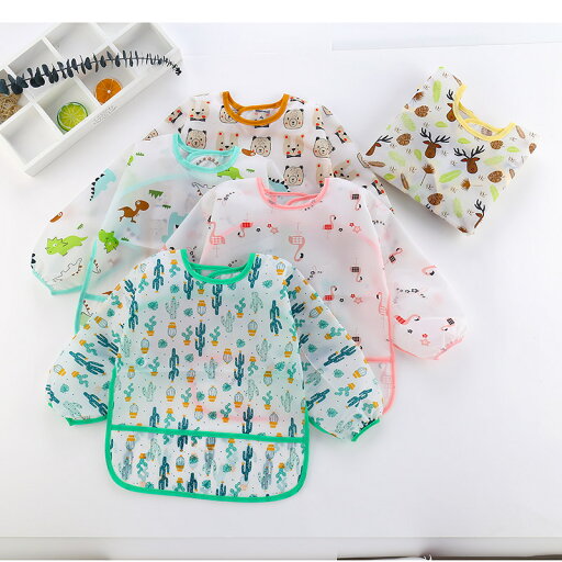 お食事エプロン 子供 よだれかけ スモッグ 長袖 袖付き ポケット付き 離乳食 食事用 スタイ ビブ 防水 ベビー おしゃれ かわいい 女の子 男の子 お食事エプロン 子供 よだれかけ スモッグ 長袖 袖付き ポケット付き 離乳食 食事用 スタイ ビブ 防水 ベビー おしゃれ かわいい 女の子 男の子