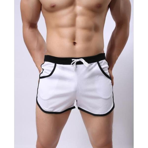 メンズ水着 ビキニパンツ ショートトランクス ブーメラン 短パン フ スイムショーツ ビーチズボン 海パン ボクサー ボックス 水泳用品