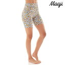 maaji ヨガレギンス レディース ブランド マージ スポーツレギンス ヨガパンツ ヨガウェア フィットネスウェア ジムウェア 3分丈 花柄