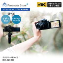 【公式店】パナソニック デジタル一眼カメラ LUMIX Gシリーズ 選べるタイプ（標準ズームレンズキット/トライポットグリップ付） DC-G100K-K/G100V-K ミラーレス一眼(マイクロフォーサーズ) 高画質撮影 小型 軽量 Vlog撮影 顔 瞳認識AF 送料無料