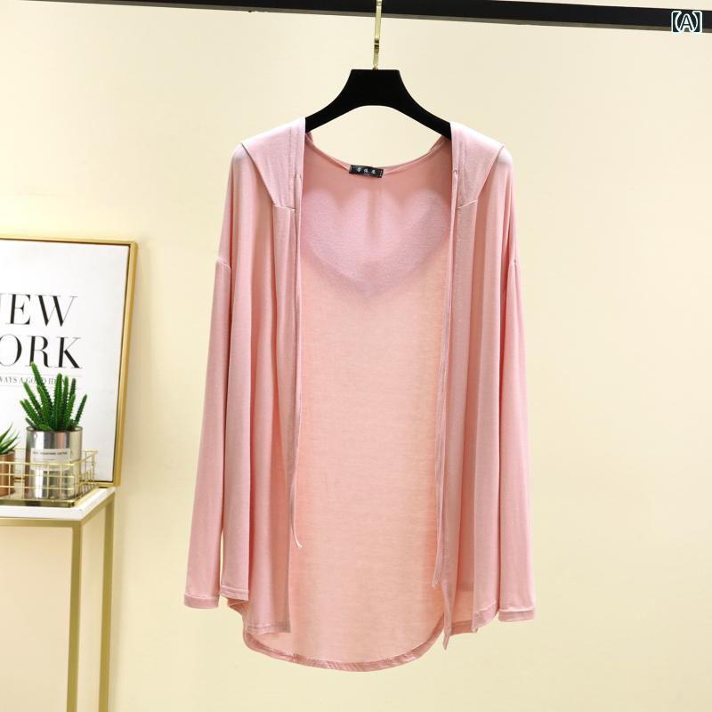 ニットカーディガン レディース フード付き 長袖 ミドル丈 羽織り ゆったり無地カジュアルナチュラルシンプルベーシックスタンダード定番普段使いお出かけ着回し