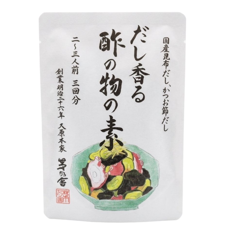 送料無料【 だし香る酢の物の素 】かやのだし 久原本家 茅乃舎だし 茅乃舎 手土産 お供え物 調味料・食用油・ドレッシング　和風だし　だしパック 焼あご うるめいわし かつお節 真昆布 国産原料 無添加