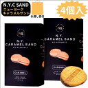 サンド 即日発送・クール便可能 2個セット【袋付き・Caramelサンド 4個入り・送料無料】ニューヨークキャラメルサンド NEWYORK CITY SAND 定番 東京土産 手土産 お供え物 お菓子 銘菓 N.Y.キャラメルサンド NYキャラメルサンド NYC SAND