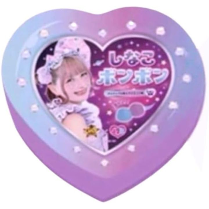 送料無料【マスカット＆パイン味 しなこボンボン】ハート缶 6個入 シャインマスカットボンボン 果汁のしずく マスカットボンボン ウイスキーボンボン 2種のぶどうボンボン しなこボンボン グミッツェル