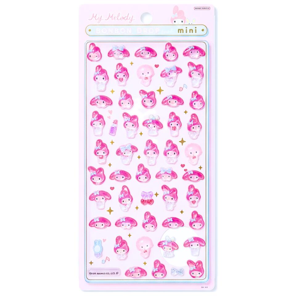 乐天商城 - 【正規品】送料無料【mini マイメロディ】mini BONBON DROP　サンリオキャラクターズ 　ボンボンドロップシールmini 　シール　ステッカー　ミニ　プチ　ワンポイント　文房具　雑貨　グッズ　かわいい