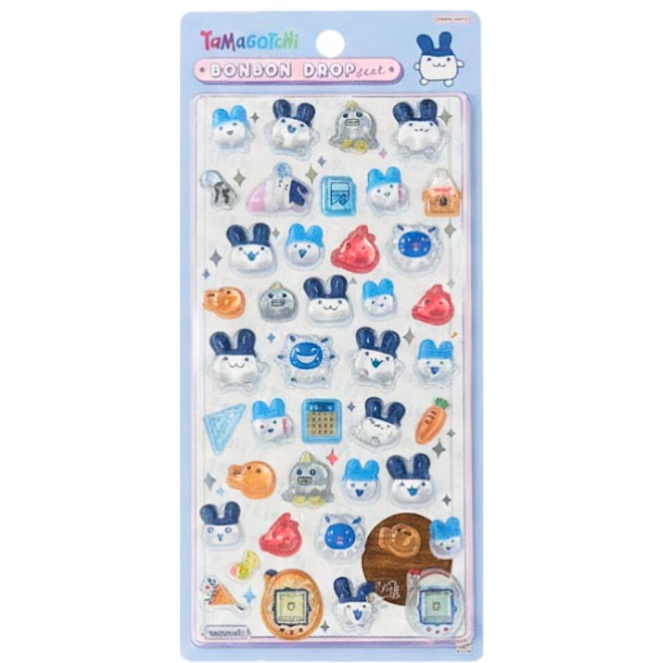 樂天商城 - 【正規品】【S8812578みみっち】たまごっち ボンボンドロップシール　ステッカー　mini BONBON DROP　ミニ　プチ　ワンポイント　文房具　雑貨　グッズ　かわいい