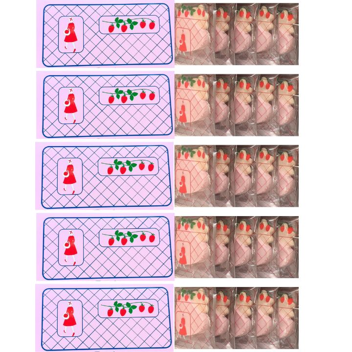 ピンク【5個セット・ストローベリー 5個入り・送料無料】オードリー 『AUDREY ストローベリー 5個入り』 スイーツ お菓子 ラングドシャ　東京土産 手土産 お供え物 お菓子 銘菓