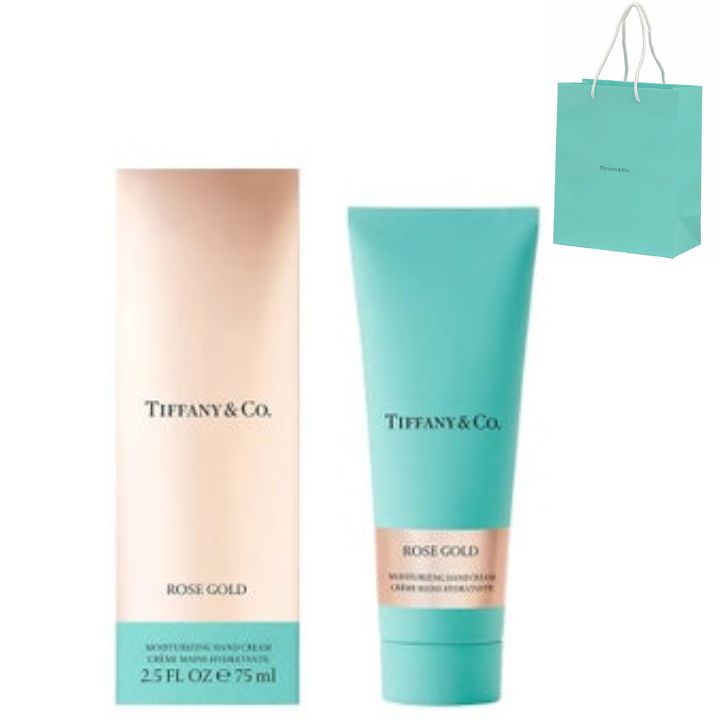 即日発送【国内正規品・ショッパー付き】ティファニー ローズ ゴールド ハンドクリーム / 本体 / 75mL フレグランスハンドクリーム TIFFANIY＆CO.　 クリスマスコフレ ホリデーギフト 2024クリスマス クリスマスプレゼント　2025バレンタイン　ホワイトデー