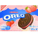 送料無料 オレオ いちごクリーム 10枚入り 人気 SNS YouTube instagram ユーチューバー インスタ映え ふわふわ パリパリ 韓国 お菓子...