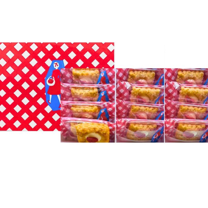 送料無料【ストロベリーホリデー12個入り】オードリー 『AUDREY グレイシア 』 スイーツ お菓子 ラングドシャ 東京土産 手土産 お供え物 お菓子 銘菓 母の日 ギフト 2025バレンタイン ホワイトデー
