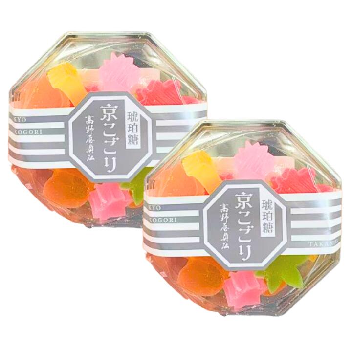 樂天商城 - 2個セット【琥珀糖】 京こごり 琥珀糖 お菓子 グミ キャンディ 銘菓 秋