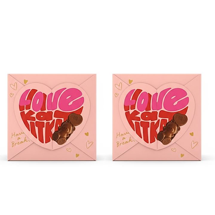 即日発送【2個セット・ピンク・ツリーボックス・8個入り】ネスレ Kitkat キットカット ハートフルベア..