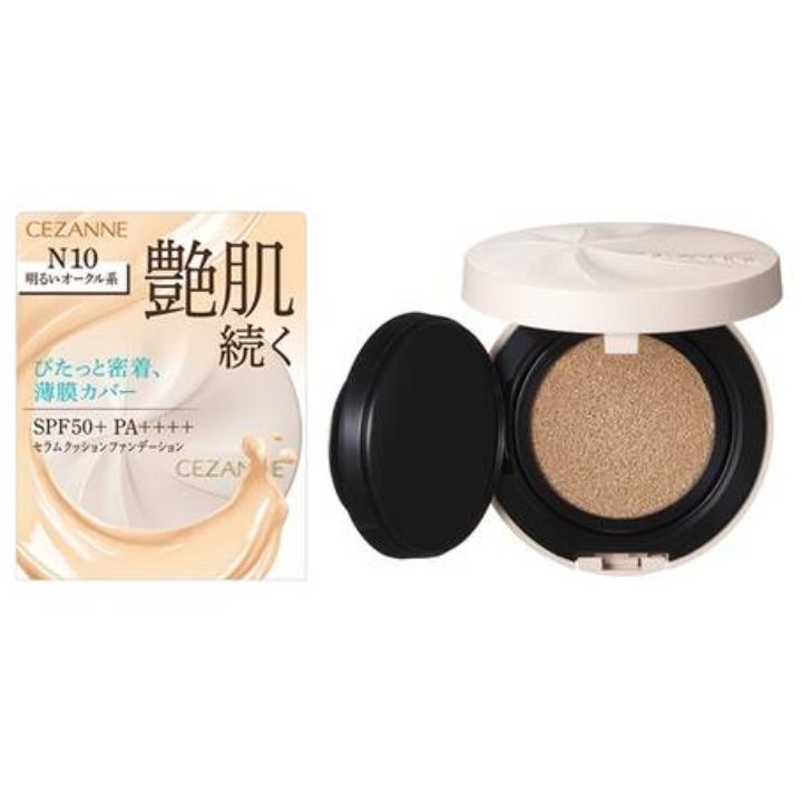 予約販売4月31日発売【N10 明るいオークル系・送料無料】セザンヌ　セラムクッションファンデーション　N10 明るいオークル系　N20 自然なオークル系