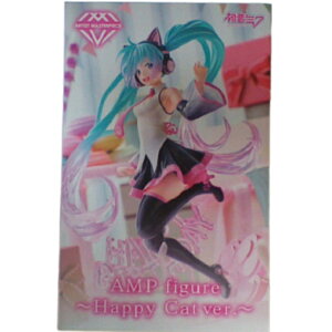 初音ミク　フィギュア　AMP　figure 〜Happy Cat Ver.〜