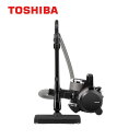 【東芝】 コード式クリーナー サイクロン式 VC-S650X-H TOSHIBA サイクロンクリーナー 掃除機 フィルターレス 軽量 キュート 自動で省エネ サッとお手入れ パワーキープシステム 持ち運び 節電 床ピタ設計 水洗い可能 掃除